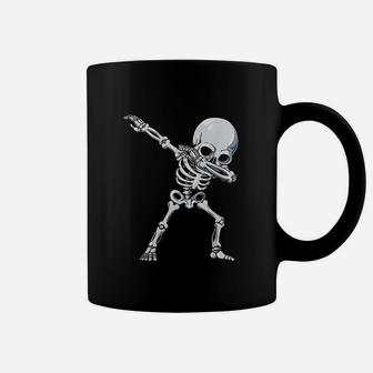 Halloween For Boys Kids Dabbing Skeleton Costume Coffee Mug - Seseable