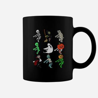 Halloween Shoot Dance Monsters Skeleton Boys Girls Kids Coffee Mug - Seseable