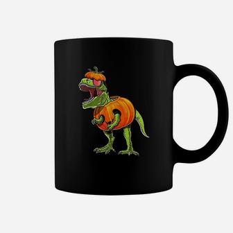Halloween T Rex Dinosaur Halloween Pumpkin Coffee Mug - Seseable