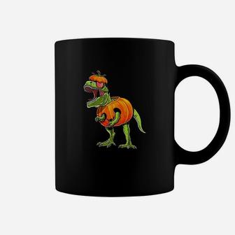 Halloween T Rex Dinosaur Halloween Pumpkin Gift Boys Coffee Mug - Seseable