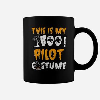 Halloween This Is My Boo Pilot Costume Coffee Mug - Seseable