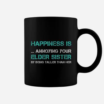 Happiness Is Annoying Your Elder Sister Coffee Mug - Seseable
