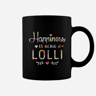 Happiness Is Being A Lolli Cute Grandma Christmas Gift Coffee Mug - Seseable
