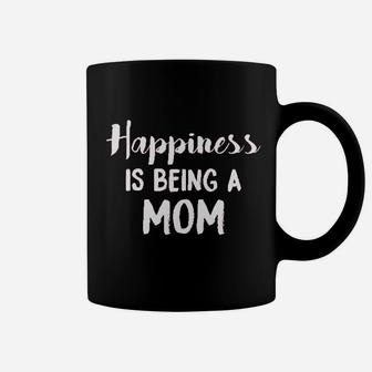 Happiness Is Being A Mom Funny Mothers Day Family Coffee Mug - Seseable
