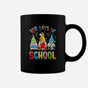 Happy 100th Day Of School Three Gnomes Virtual Teachers Kids Coffee Mug - Seseable