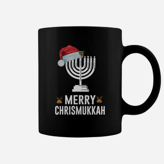 Happy Chrismukkah Funny Hanukkah And Merry Christmas Coffee Mug - Seseable