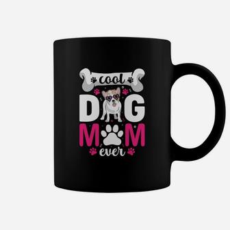 Happy Dog Mom Gift Cool Dog Mom Ever Coffee Mug - Seseable