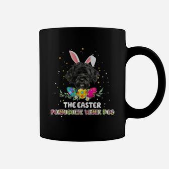 Happy Easter Cute Bunny Portuguese Water Dog Great Gift For Dog Lovers Coffee Mug - Seseable