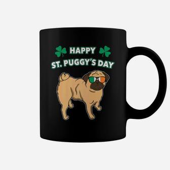 Happy St Patricks Day Dog Funny Pug Lover Gift Irish Coffee Mug - Seseable