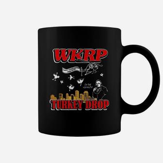 Happy Thanksgiving From Wkrp Turkey Drop Coffee Mug - Seseable