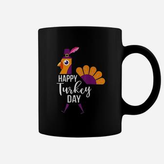 Happy Turkey Day Funny Thanksgiving Holiday Gift Coffee Mug - Seseable