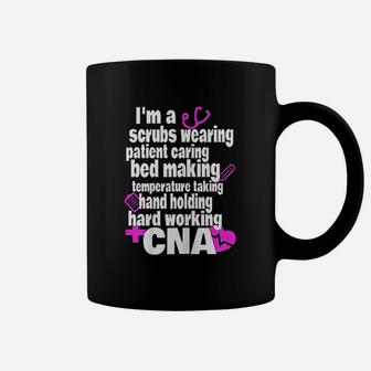 Hard Working Cna Certified Nursing Assistant Coffee Mug - Seseable