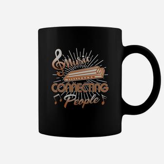 Harmonica Shirt - Harmonica Music Connecting People Shirt Coffee Mug - Seseable