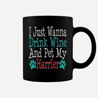 Harrier Dog Mom Dad Funny Wine Lover Gift Coffee Mug - Seseable