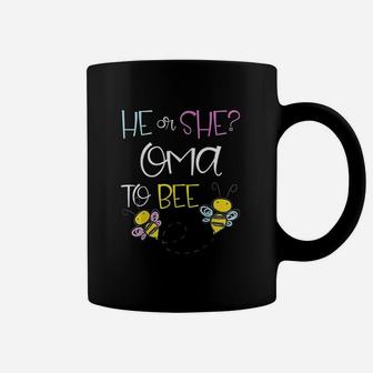 He Or She Oma To Bee Future Grandma To Be Coffee Mug - Seseable
