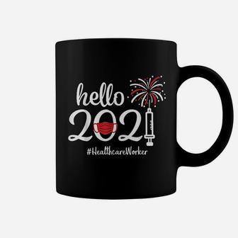 Hello 2021 Healthcare Worker Nurse Coffee Mug - Seseable