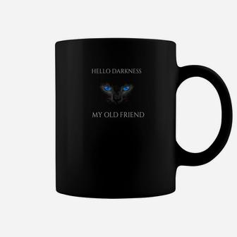 Hello Darkness Black Cat My Old Friend Halloween 2018 Coffee Mug - Seseable