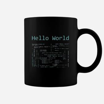 Hello World Computer Programming Programmer Gift Coffee Mug - Seseable