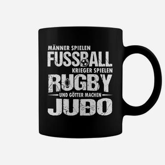 Herren-Tassen mit Fußball Rugby Judo Motiv, Sportliches Spruch Tassen - Seseable