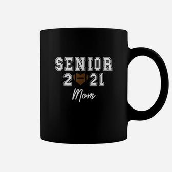 High School Senior 2021 Football Player Mom Gift Coffee Mug - Seseable