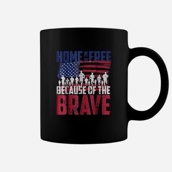 Home Of The Free Because Of The Brave Memorial Day Coffee Mug | Seseable CA