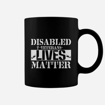 Honoring Army Veteran Disabled Veteran Lives Matter Coffee Mug - Seseable