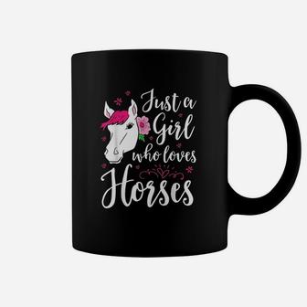 Horse Girl Horse Mom Just A Girl Who Loves Horses Coffee Mug - Seseable