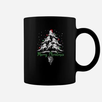 Horse Lovers Christmas Tree Xmas Horses Gift Coffee Mug - Seseable