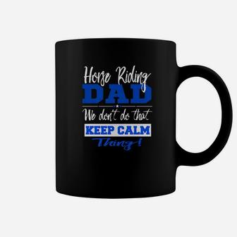 Horse Riding Dad For Show Jumping Fathers Tee Coffee Mug - Seseable