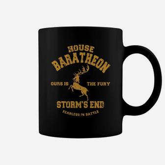 House Baratheon Ours Is The Fury Storm And Fearless In Battle Shirt, Hoodie, Sweater Coffee Mug - Seseable