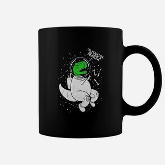 Houston We Have A Problem Dinosaur Astronaut T Rex T-shirt Coffee Mug - Seseable