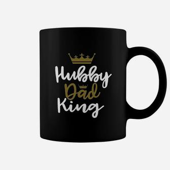 Hubby Dad King Or Wifey Mom Queen Funny Couples Cute Matching Coffee Mug - Seseable