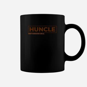 Huncle handsome Uncle - Funny Uncle Shirt Coffee Mug - Seseable
