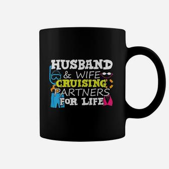 Husband And Wife Cruising Partners For Life Vacation Coffee Mug - Seseable