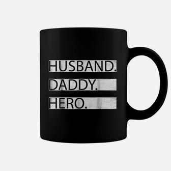 Husband Daddy Hero Number 1 Dad Coffee Mug - Seseable