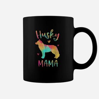 Husky Mama Colorful Siberian Husky Gifts Coffee Mug - Seseable