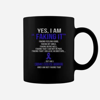 I Am A Crohn's Disease Warrior Coffee Mug - Seseable