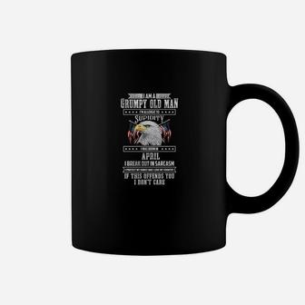 I Am A Grumpy Old Man Born In April Fathers Day Gift Coffee Mug - Seseable