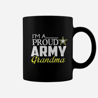 I Am A Proud Army Grandma Design Military Grandma Coffee Mug - Seseable