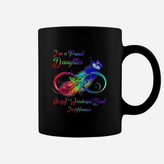 I Am A Proud Daughter Of A Wonderful Dad In Heaven Coffee Mug - Seseable
