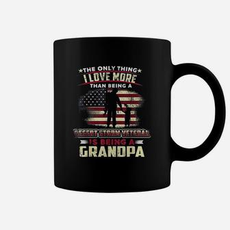 I Am A Veteran Grandpa Desert Storm Veteran Coffee Mug - Seseable