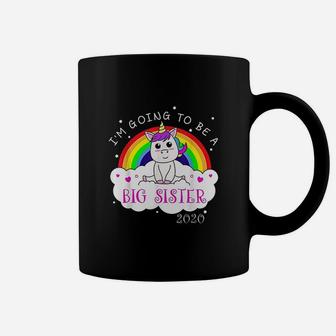 I Am Going To Be A Big Sister 2020 Unicorn Girl Coffee Mug - Seseable