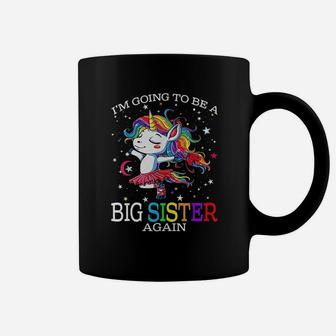 I Am Going To Be A Big Sister Again Unicorn Coffee Mug | Seseable UK