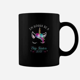 I Am Gonna Be A Big Sister 2021 Unicorn Coffee Mug - Seseable