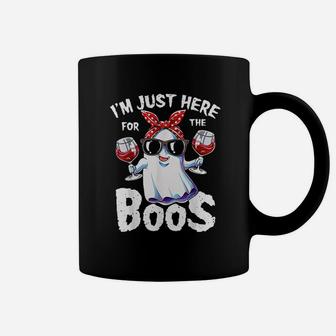 I Am Just Here For The Boos Funny Halloween Gifts Coffee Mug - Seseable