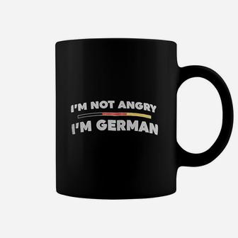 I Am Not Angry, I Am German | Funny Germany Flag German Coffee Mug - Seseable
