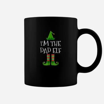 I Am The Dad Elf Matching Family Group Christmas Coffee Mug - Seseable