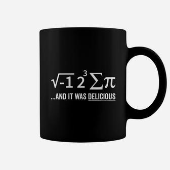I Ate Some Pie And It Was Delicious Funny Math Coffee Mug - Seseable