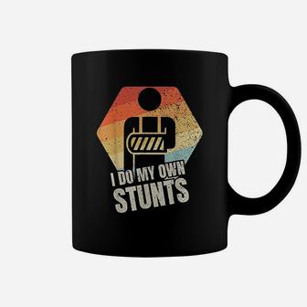 I Do My Own Stunts Broken Arm Gifts Funny Injury Coffee Mug - Seseable