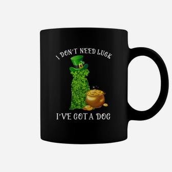 I Do Not Need Luck I Have Got A Portuguese Water Dog Shamrock St Patricks Day Dog Lovers Coffee Mug - Seseable